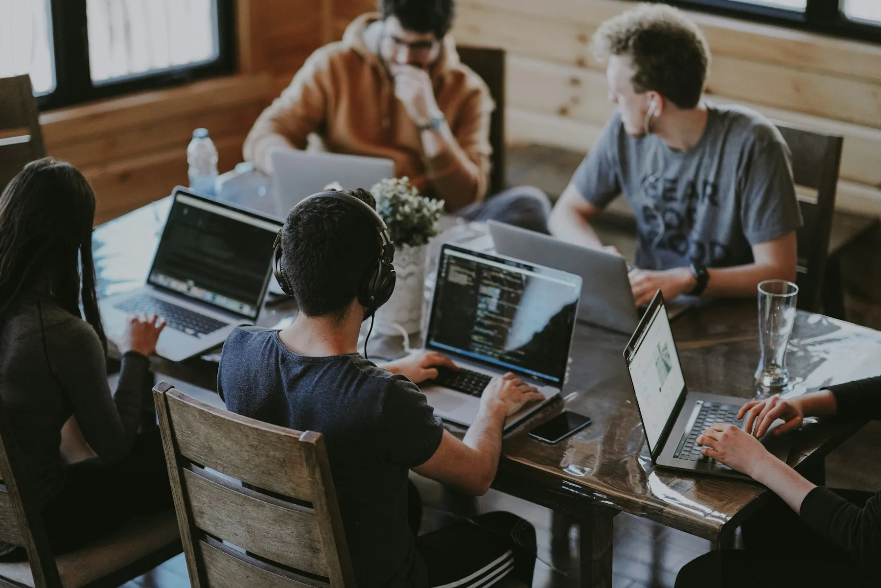 L'équipe de Webmark'up au travail